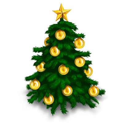 Christmas tree clipart myfreetutorials 5