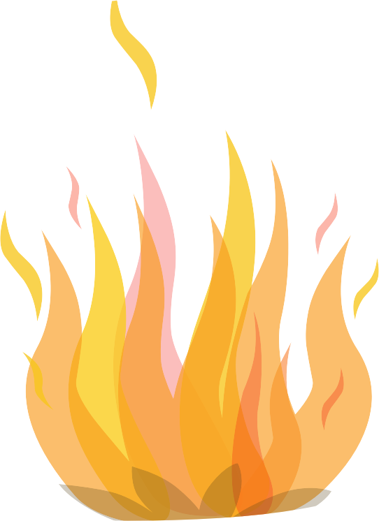 Clip art on fire clipart image 2