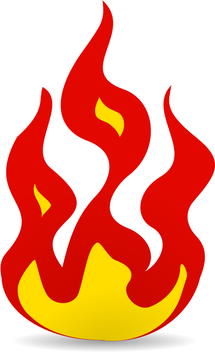Clip art on fire clipart image 3