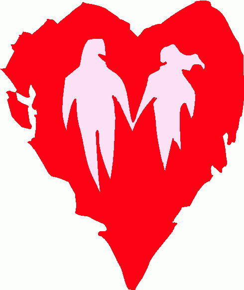 Couple in heart clipart library vector clip art
