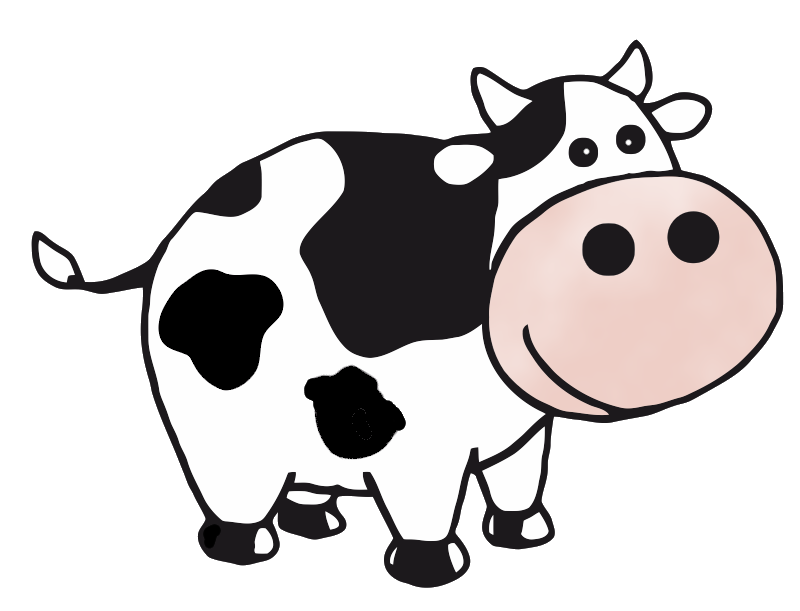 Cow clip art at clker vector clip art clipartix