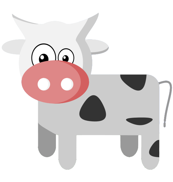 Cow free to use clipart