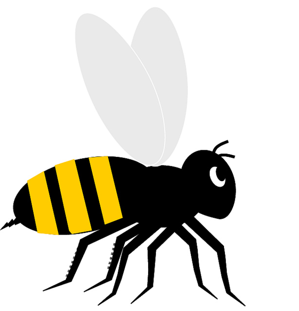 Cute bee clipart free clipart images 3