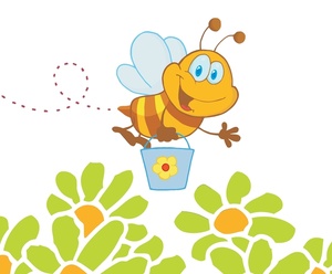 Cute honey bee clipart free clipart images clipartcow