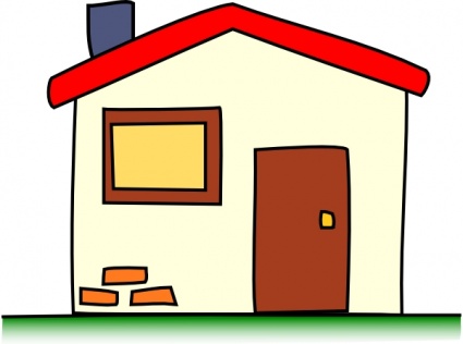 Cute house clipart free clipart images