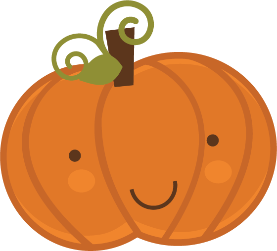 Cute pumpkin clipart 4