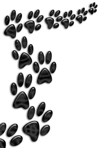 Dog paw print clip art free clipart image 2