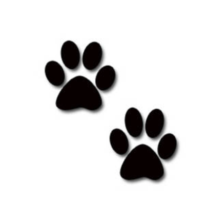 Dog paw print clip art free download free