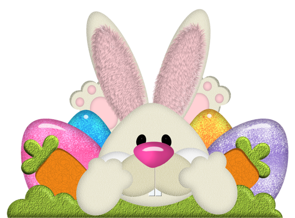 Easter bunny happy easter clip art free bunny eggs clipart pics