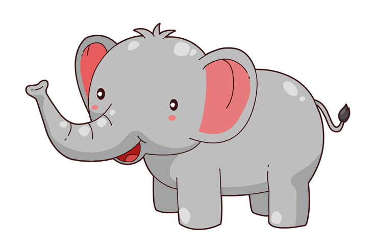 Elephant free to use clipart