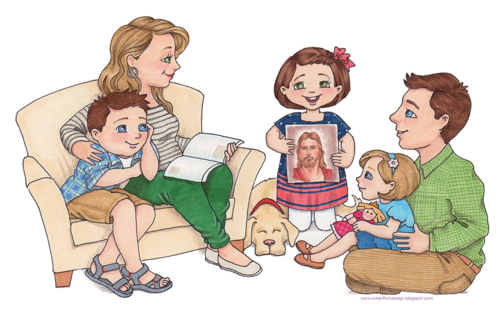 Family praying clipart clipart kid