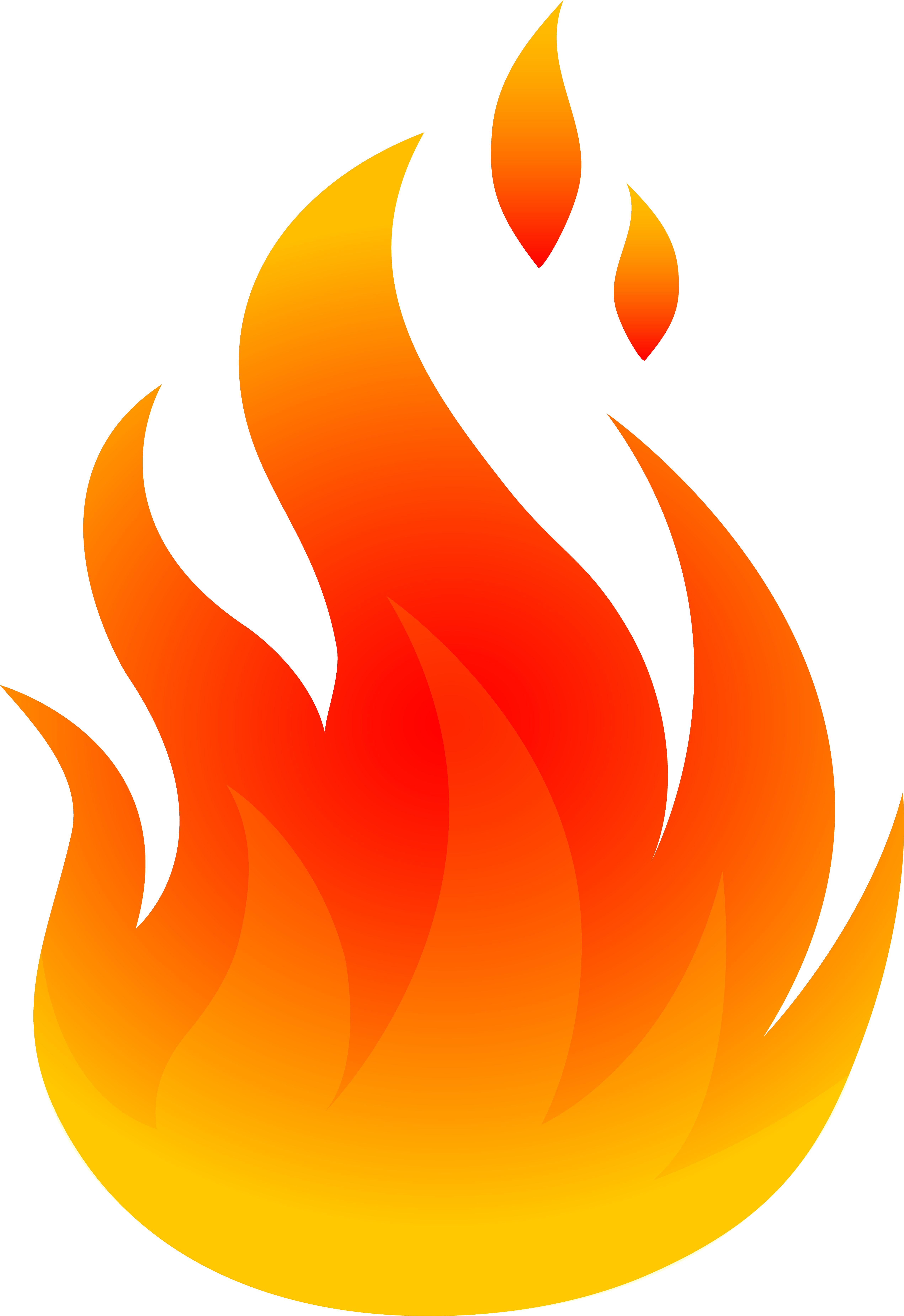 Fire flames clipart free clipart images
