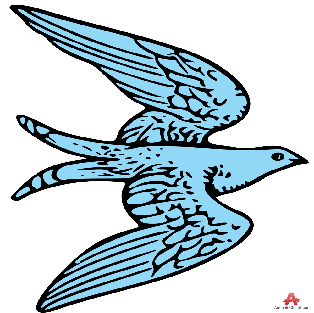 Flying swallow bird clipart free clipart design download