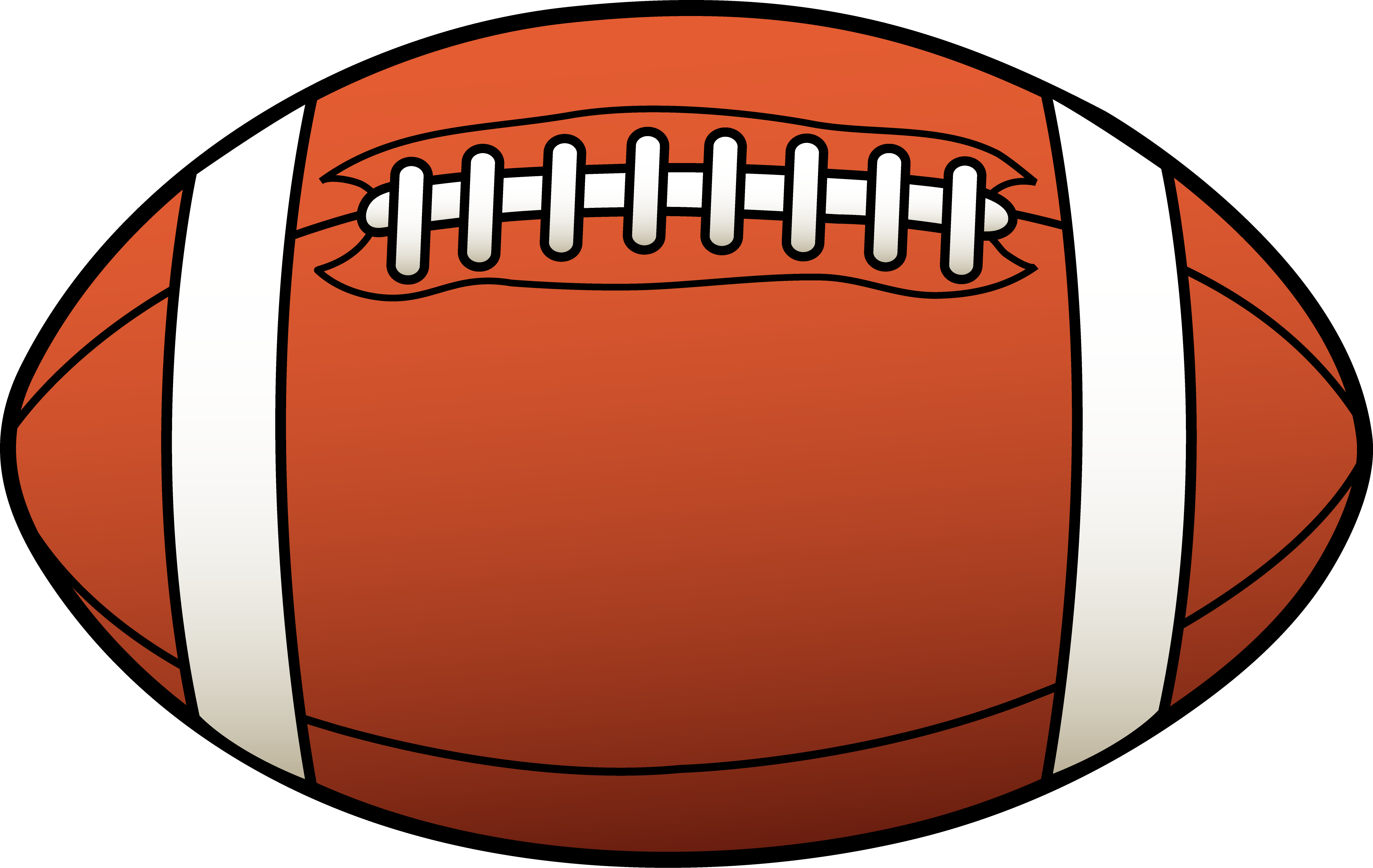 Football clipart black and white free clipart images 2