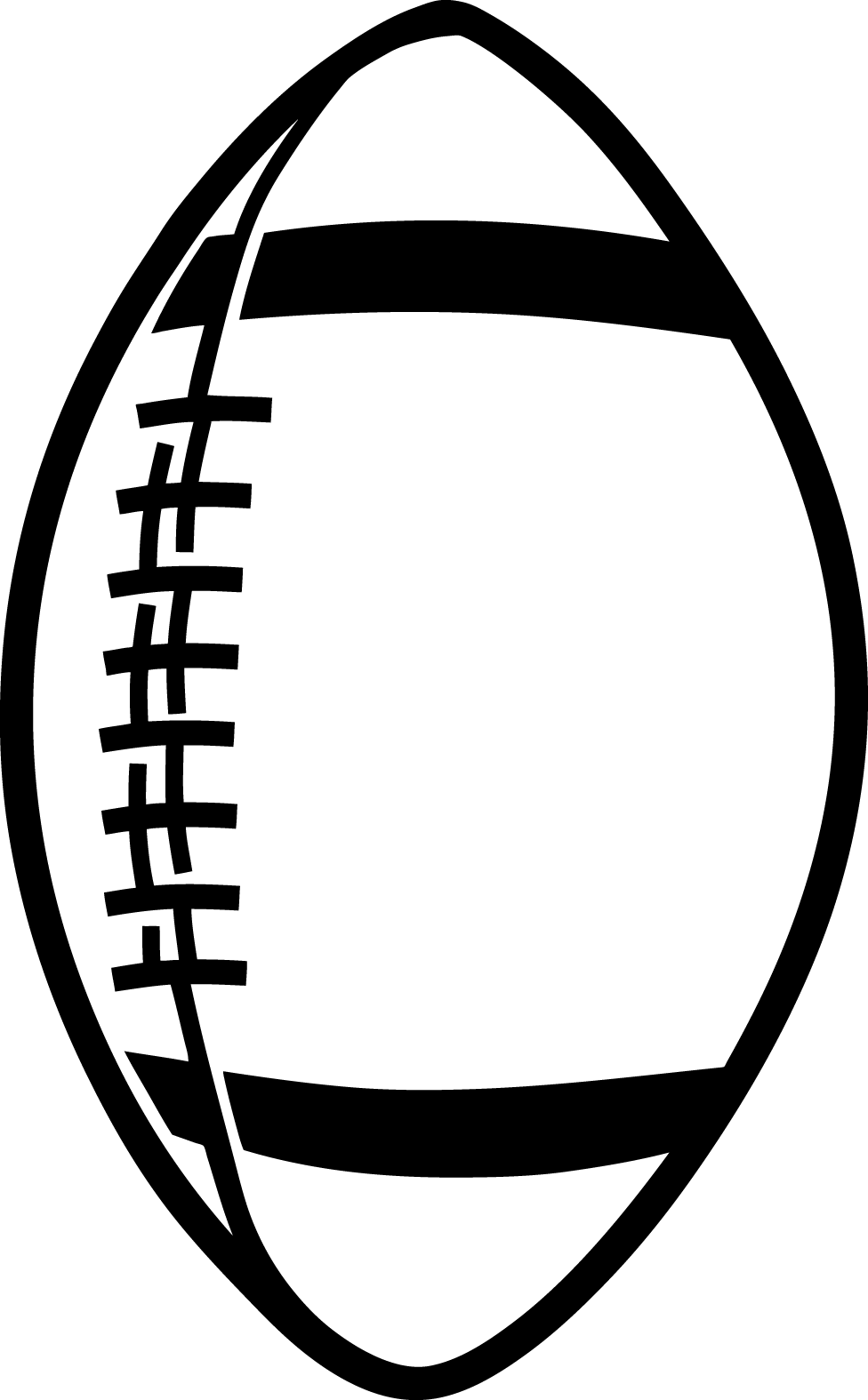 Football outline image free clipart images