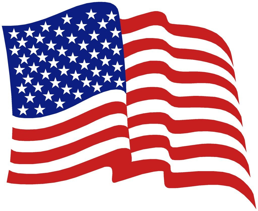 Free american flag clipart clipartix