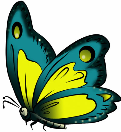 Free butterfly clip art drawings andlorful images