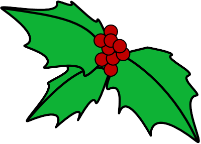 Free christmas clip art holly free clipart images