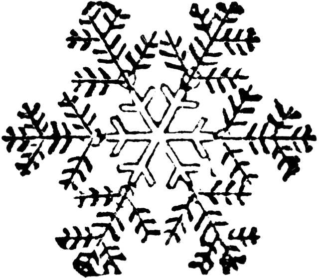 Free christmas snowflake clipart clipartcow