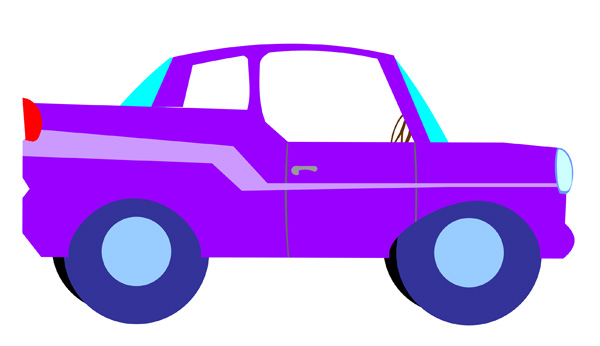 Free clip art animated car clipart