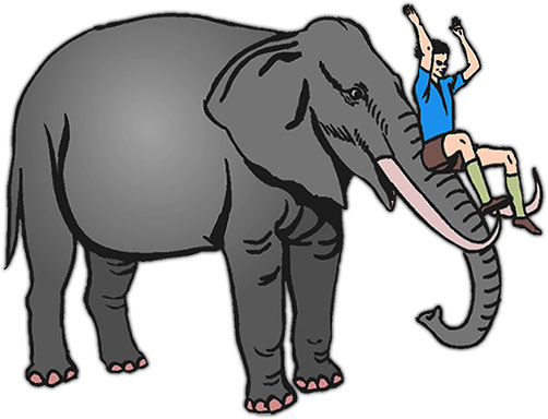 Free elephant clip art clipart clipartcow 3