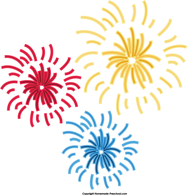 Free fireworks clipart 3