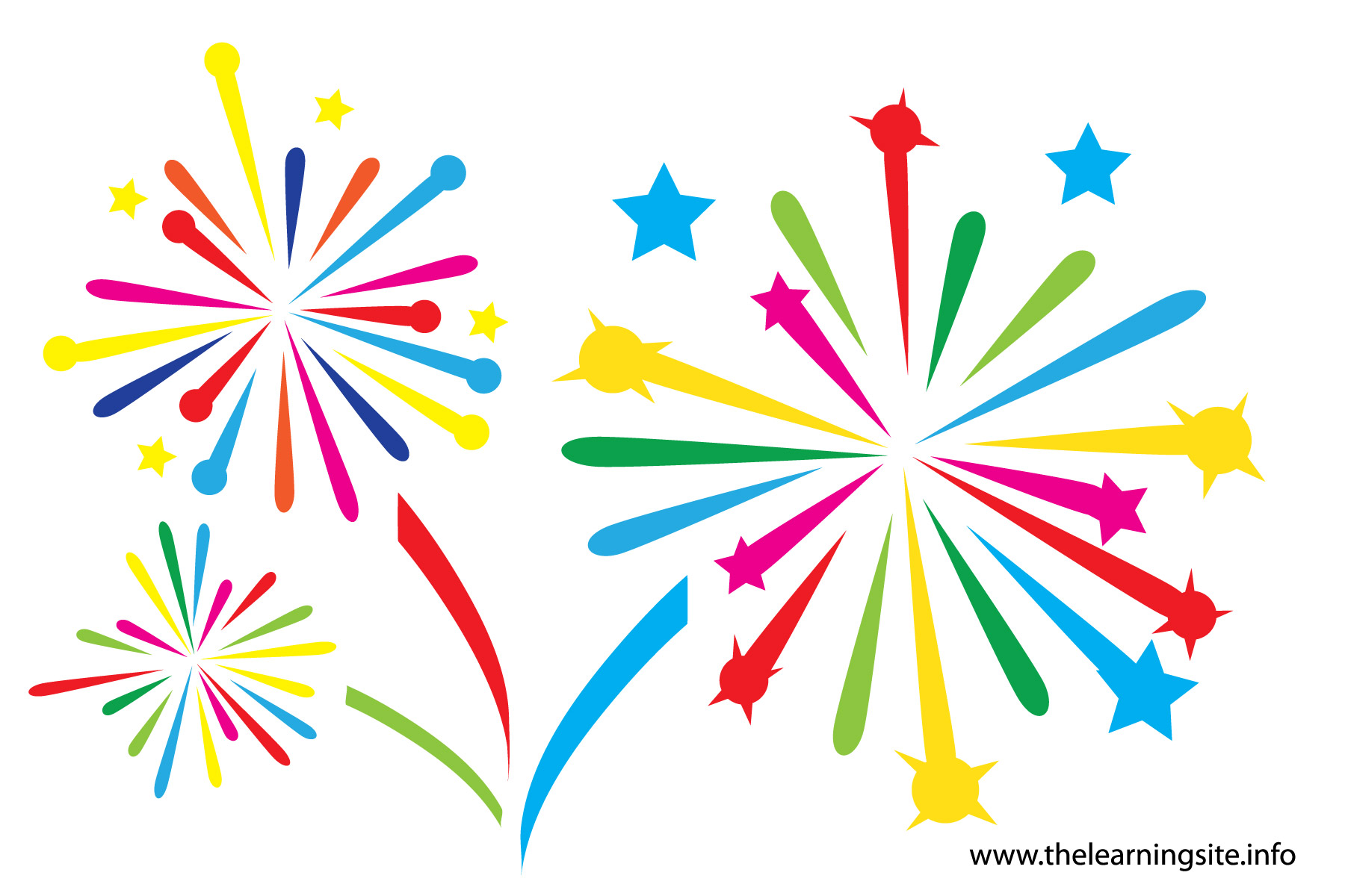 Free fireworks clipart image 0