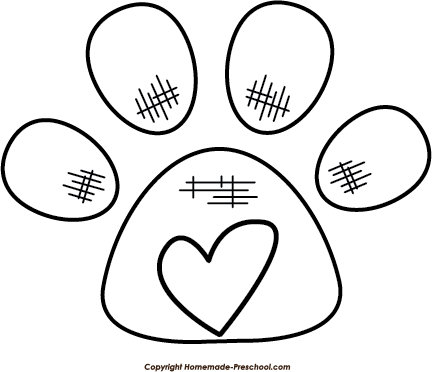 Free paw prints clipart 3 - Cliparting.com