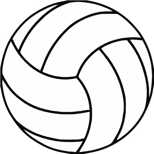 Free printable volleyball clip art shapellage shapes