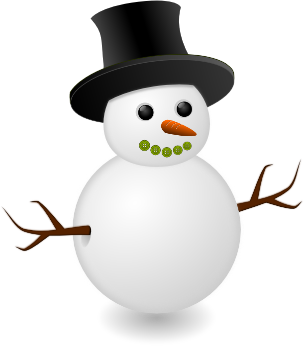 Free snowman clipart free clipart images 4