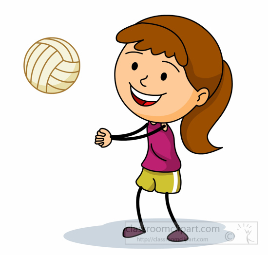 Free sports volleyball clipart clip art pictures graphics 3
