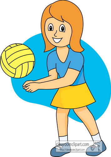 Free sports volleyball clipart clip art pictures graphics