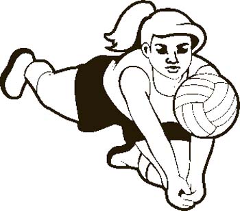 Free volleyball clipart vector free clipart images 2