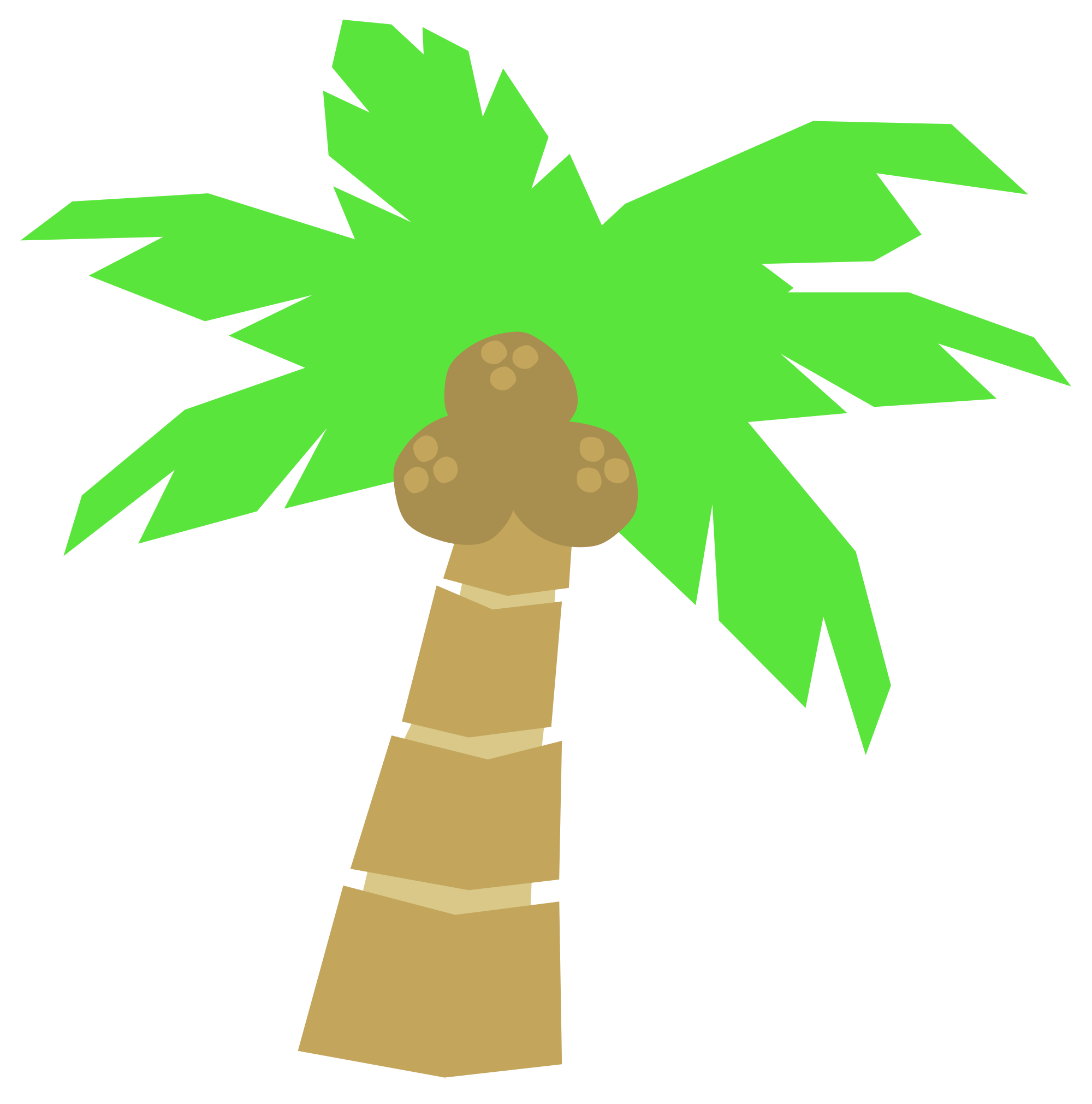 Freeic style palm tree clipart clipart and vector image