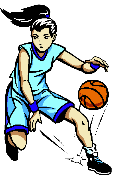 Girl basketball player clipart free clipart images 5