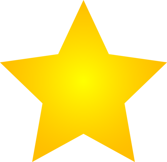 Gold star clipart no background free clipart images clipartix