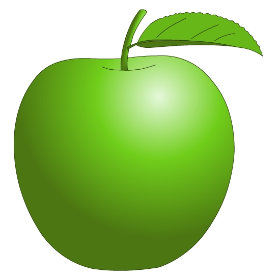 Green apple clipart free clipart images clipartcow 2