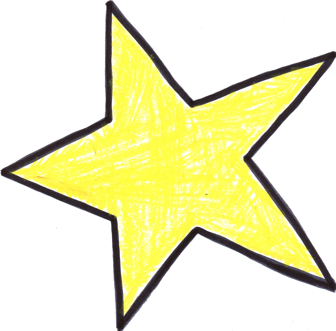 Hand drawn star clipart
