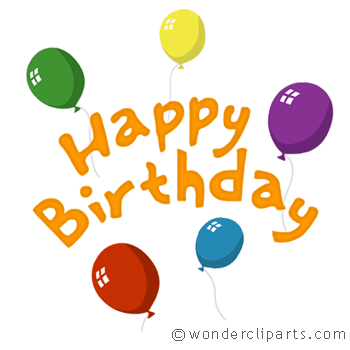 Happy birthday clipart free clipart images 2