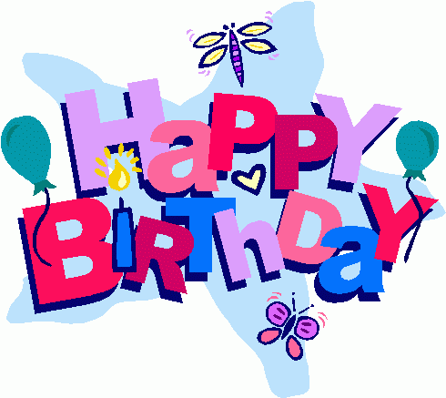 Happy birthday clipart free clipart images