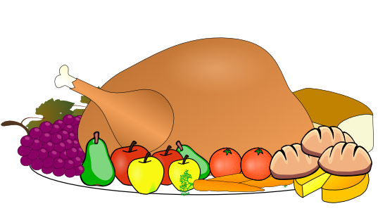 Happy thanksgiving turkey clipart black and white 3