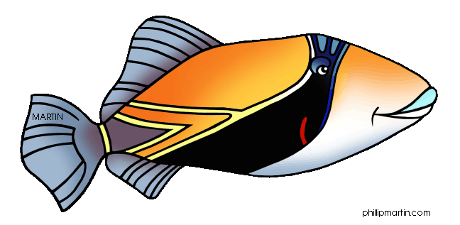 Hawaiian fish clipart