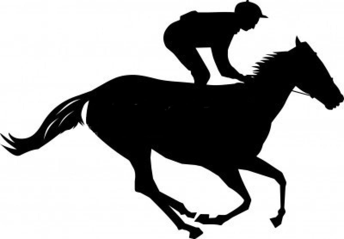Horse racing clipart free clipart images 3