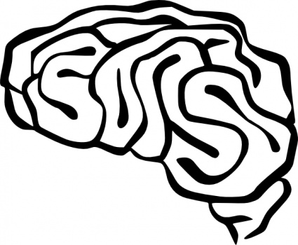 Human brain clipart free clipart images 2