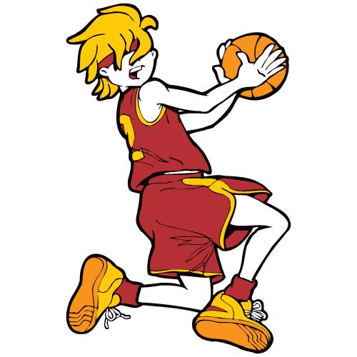Kids basketball clip art free clipart images 2