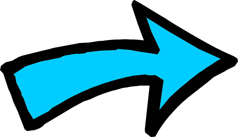 Left curved arrow clipart
