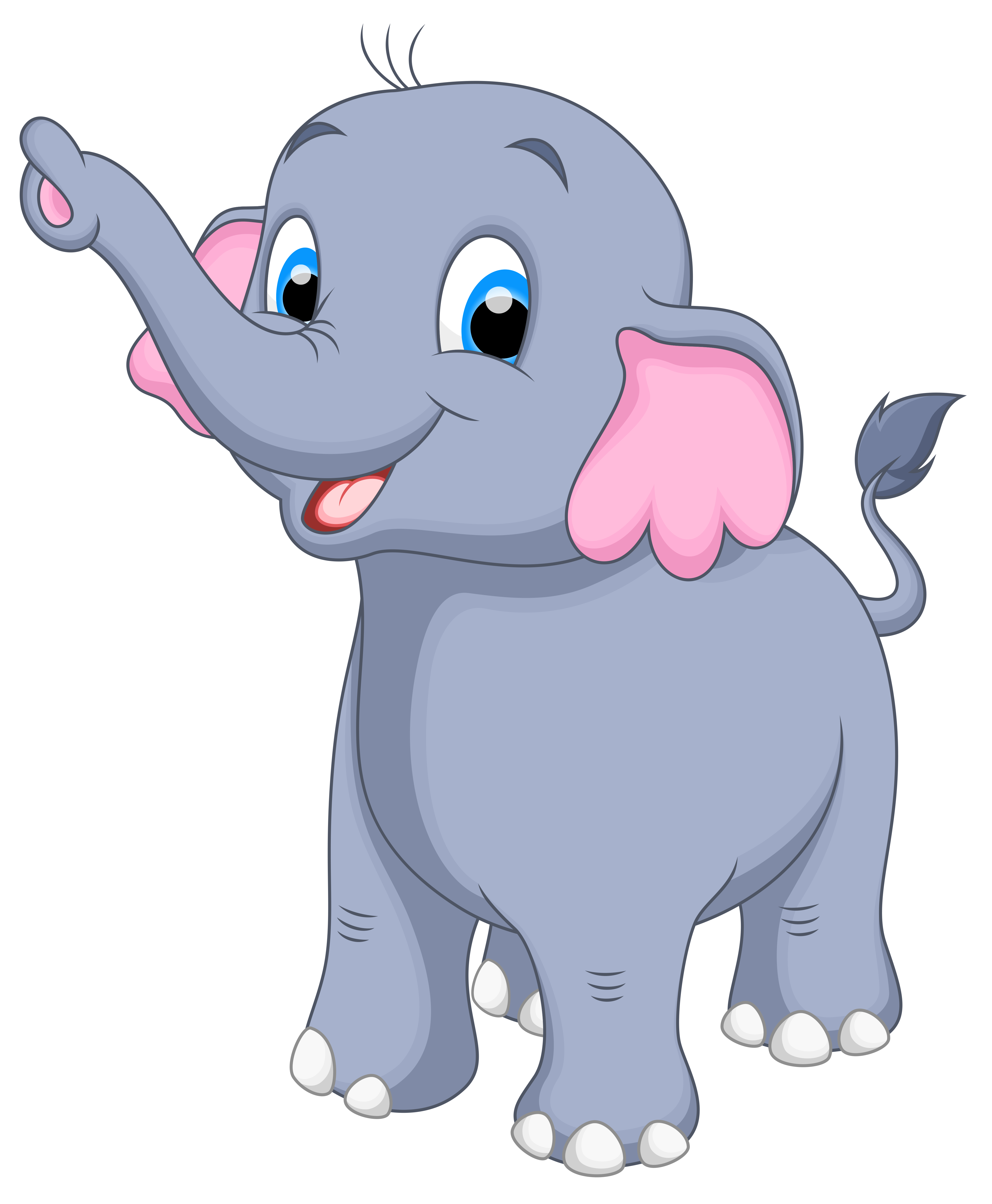 Little elephant clipart image