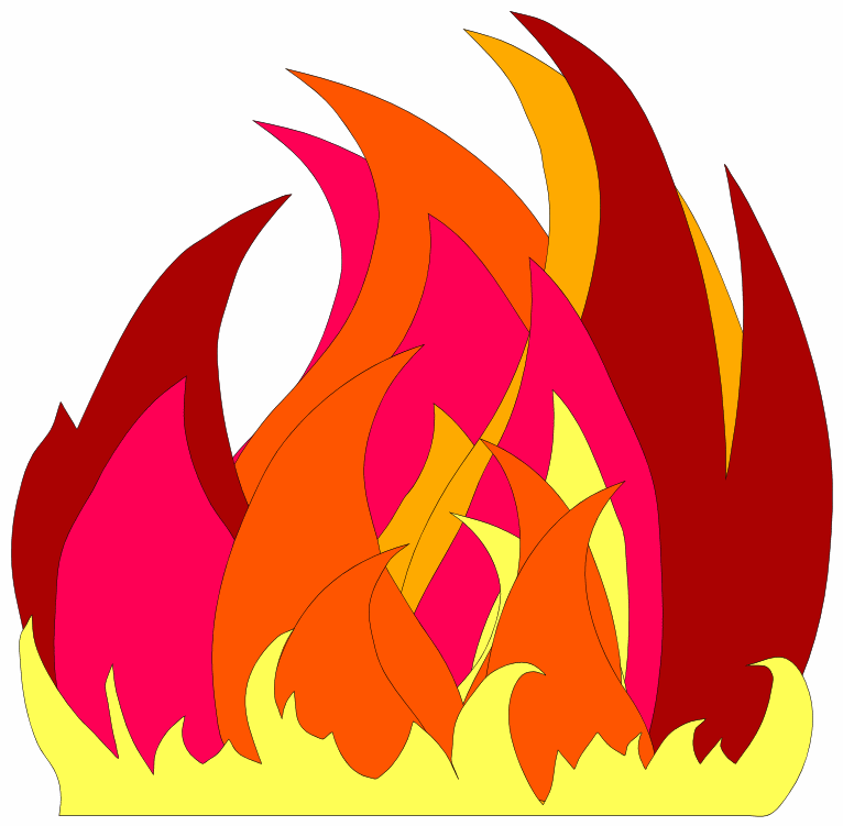 Log fire clipart free clipart images