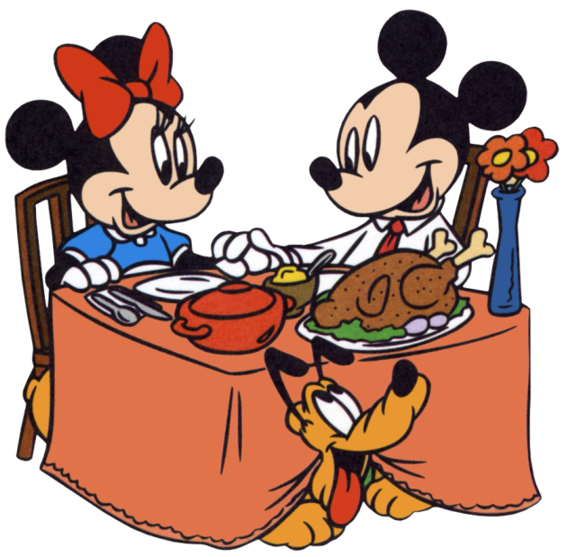 Mickey mouse thanksgiving clipart