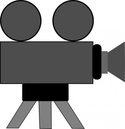Movie camera clip art free vector in open office drawing svg